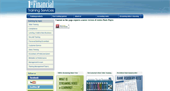 Desktop Screenshot of 1stfinancialtraining.com